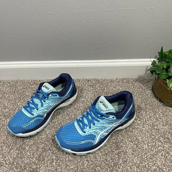 Asics GT-2000 5 Blue Running Shoes T757N Women’s Size 6.5 - Picture 1 of 12